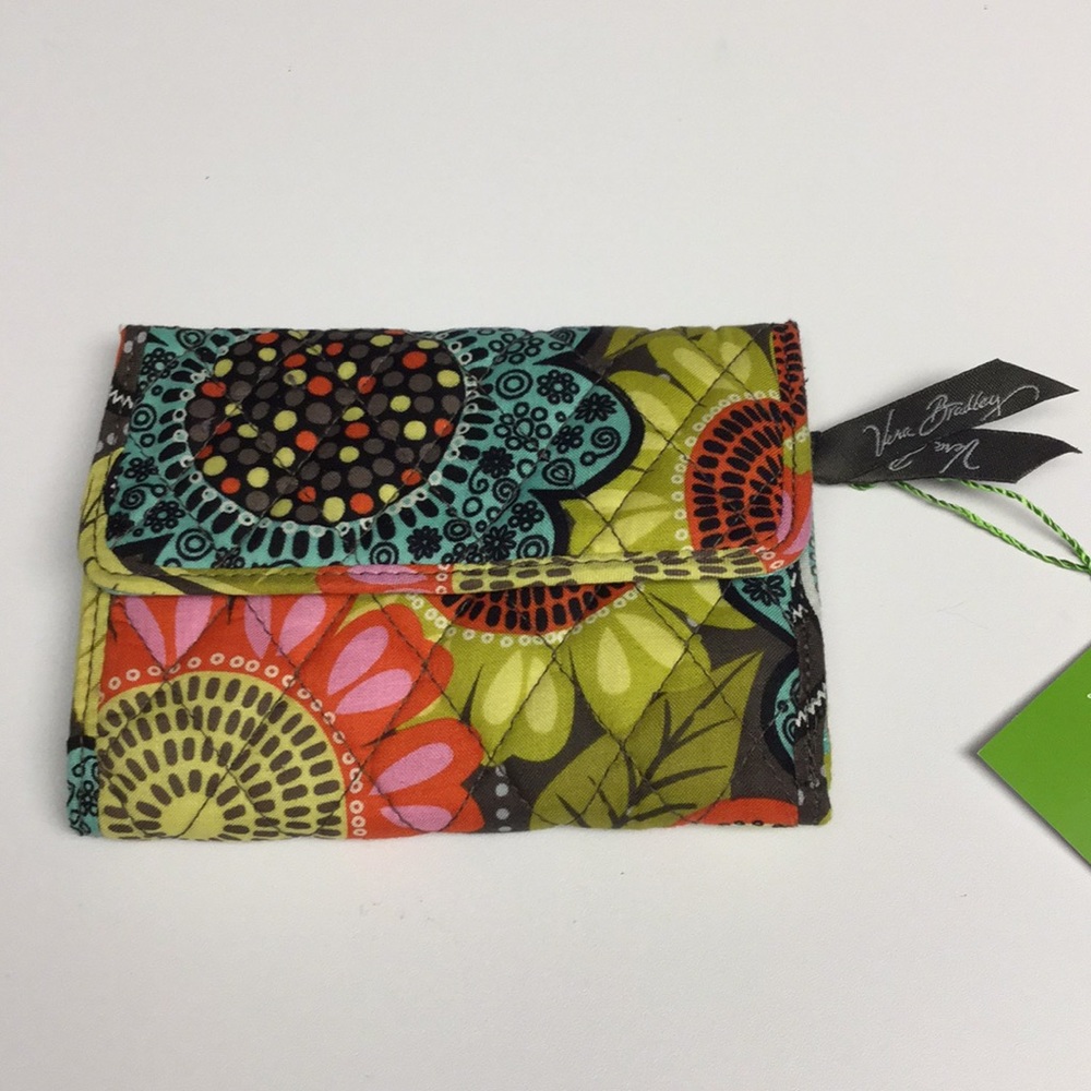 Vera Bradley Euro Wallet in Flower Shower